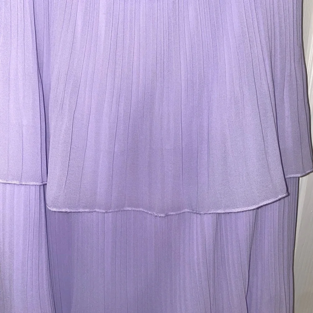 LILAC RUFFLE DRESS - Picture 4 of 6